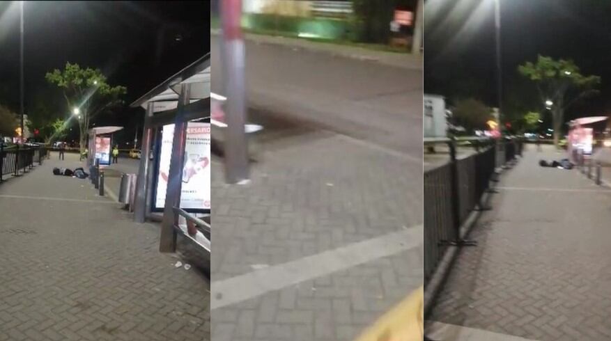 Andrey David González Hernández y Ruby Alexander Moráis Layme, fueron asesinados frente a Corferias en Bogotá.