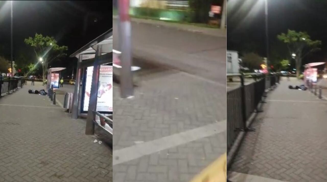 Andrey David González Hernández y Ruby Alexander Moráis Layme, fueron asesinados frente a Corferias en Bogotá.