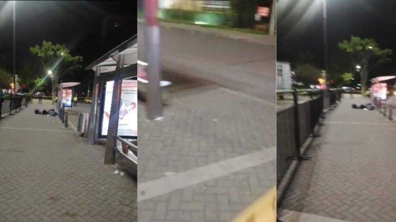 Andrey David González Hernández y Ruby Alexander Moráis Layme, fueron asesinados frente a Corferias en Bogotá.