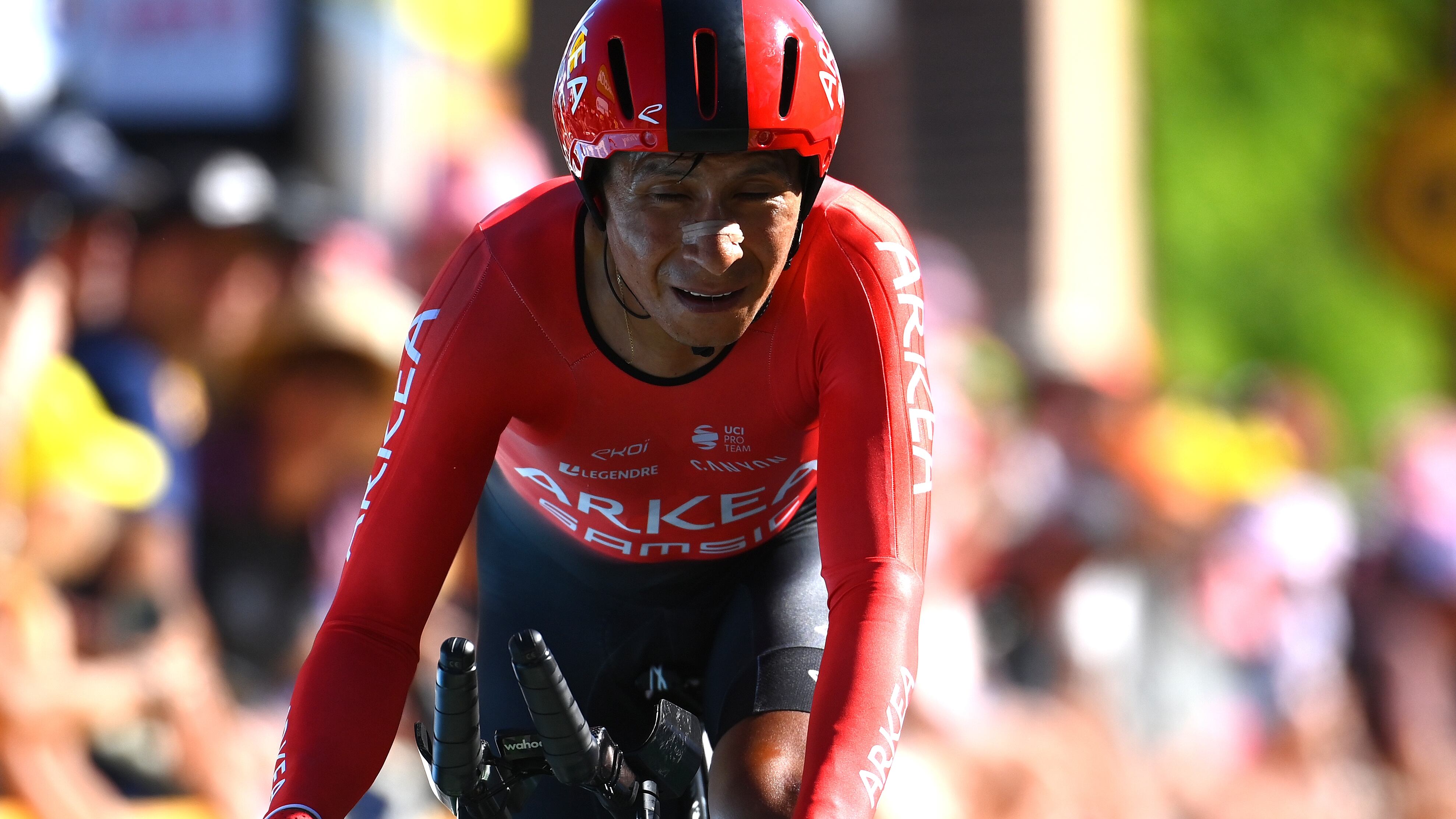 Nairo Quintana, ciclista colombiano, en la etapa 20 del Tour de Francia 2022