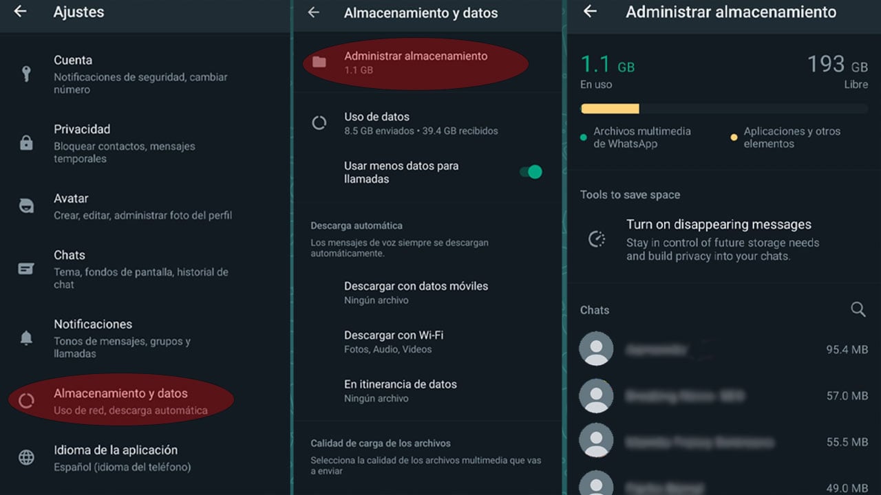 WhatsApp tiene una función para averiguar con qué personas chatea más el usuario.
