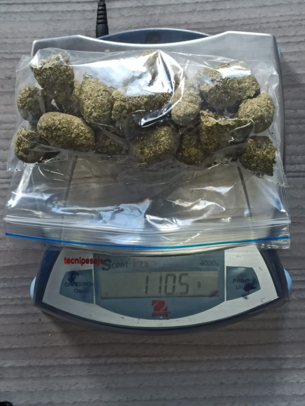 Incautación droga cárcel de Iníales
