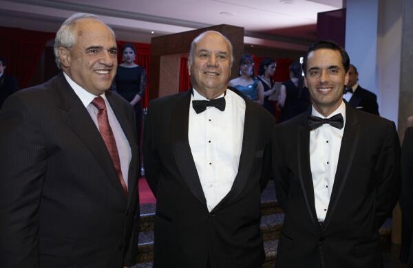 Ernesto Samper, Tulio Ángel y Alfonso Gómez.