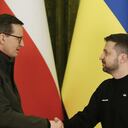 El presidente de Polonia, Mateusz Morawiecki, prometió más ayuda a Ucrania en su guerra contra Rusia