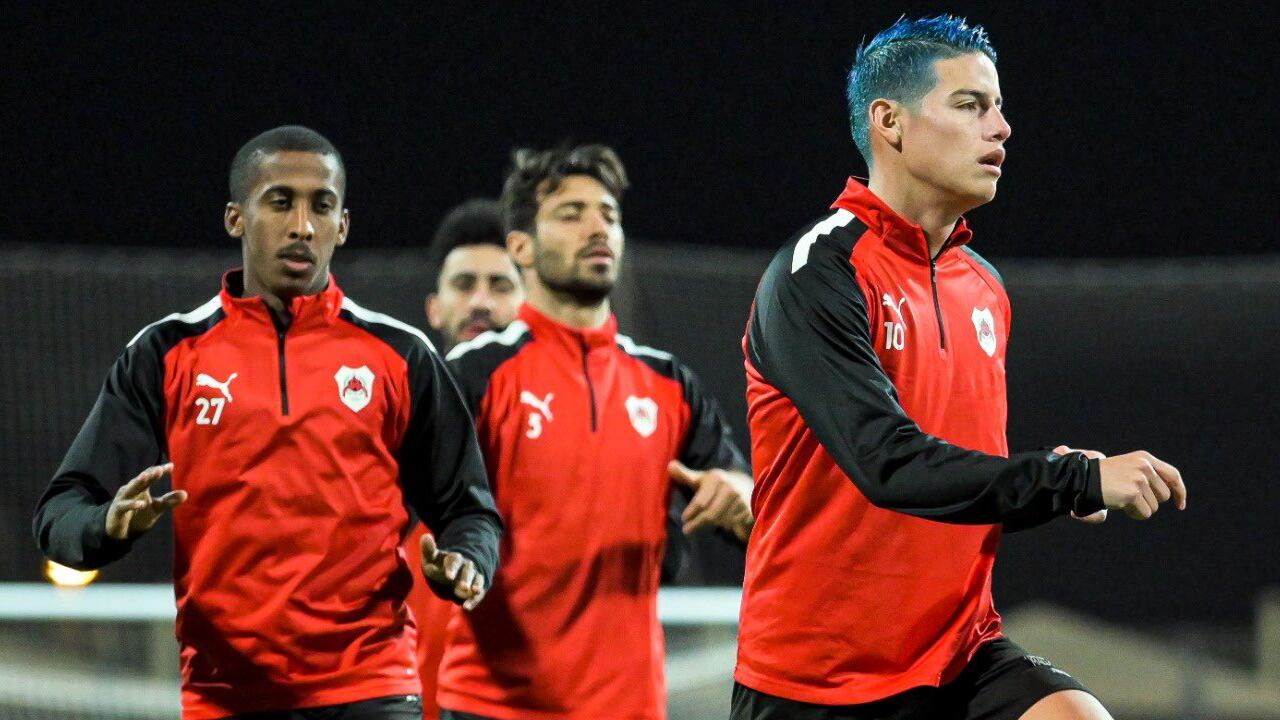James Rodríguez será titular con el Al-Rayyan en la fecha 13