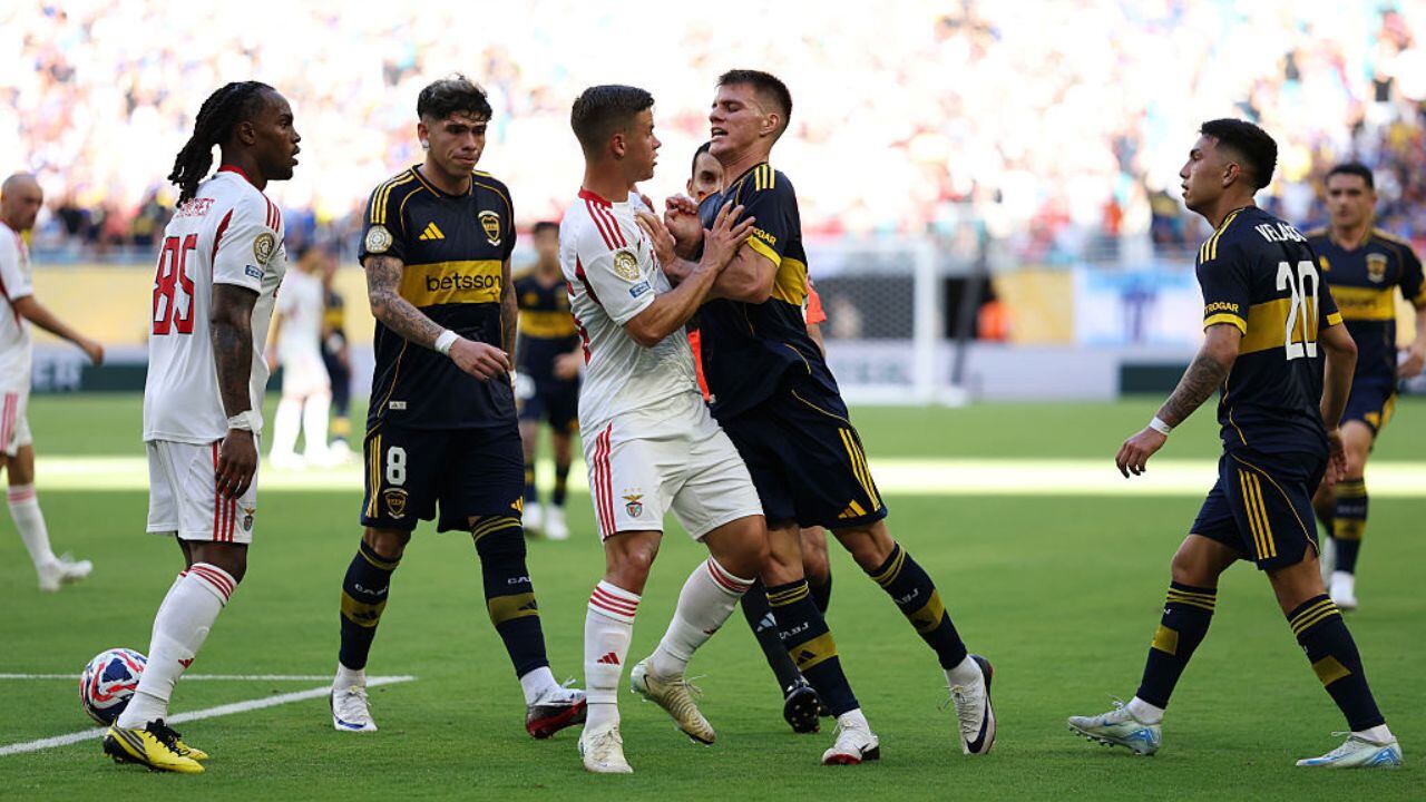 Imagen del Boca vs. Benfica por Mundial de Clubes.