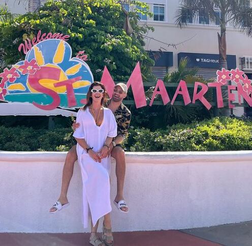 Carolina Cruz  celebró el cumpleaños de su novio Jamil Farah con tierno mensaje en las redes sociales.