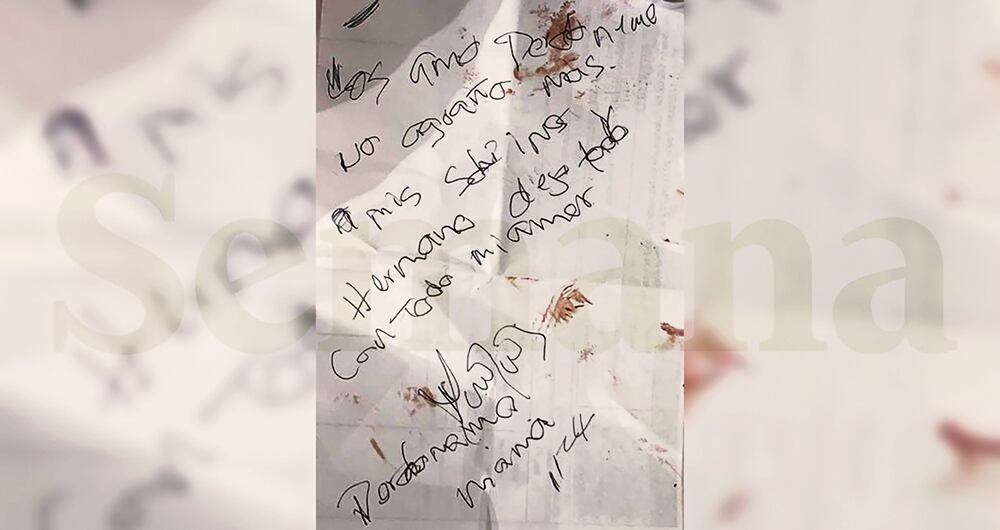 Jhonier escribió esta carta haciéndose pasar por Jhonier.
