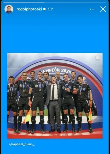 VAR del juego entre Colombia y Argentina replicó mensaje sobre la final