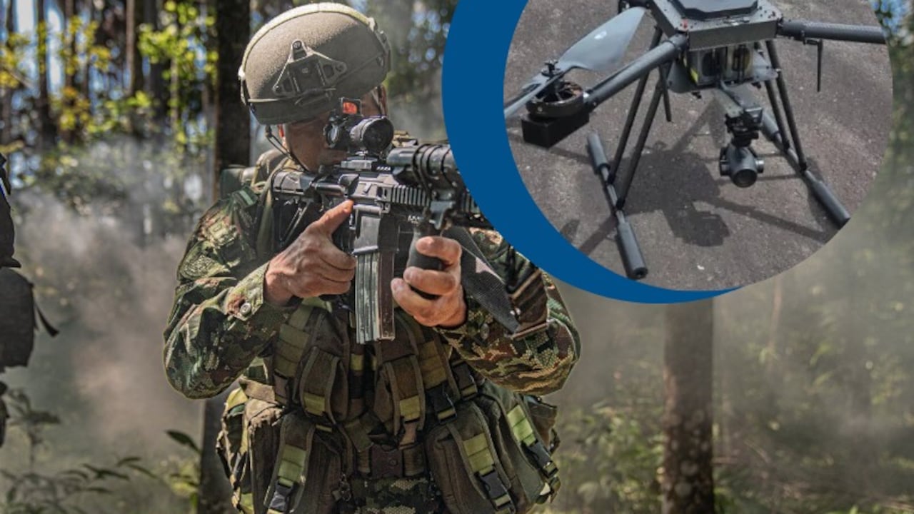 DRAGOM, el nuevo dron militar colombiano para operaciones militares.