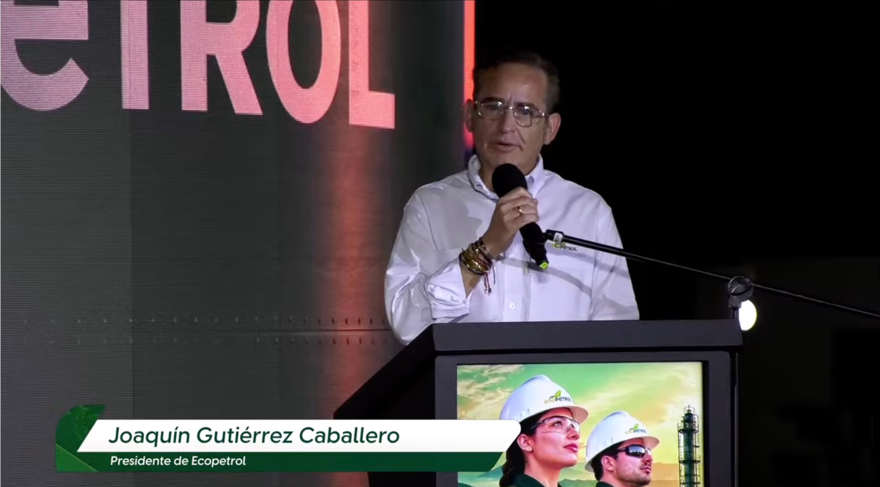 Joaquín Gutiérrez Presidente Ecopetrol
