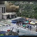Grabaciones de cámaras de seguridad publicadas en redes sociales chinas muestran una inundación repentina que afectó al puerto de Gyirong, en la Región Autónoma del Tíbet, el 26 de agosto de 2026