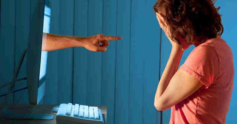 Imagen de referencia de ciberacoso. 