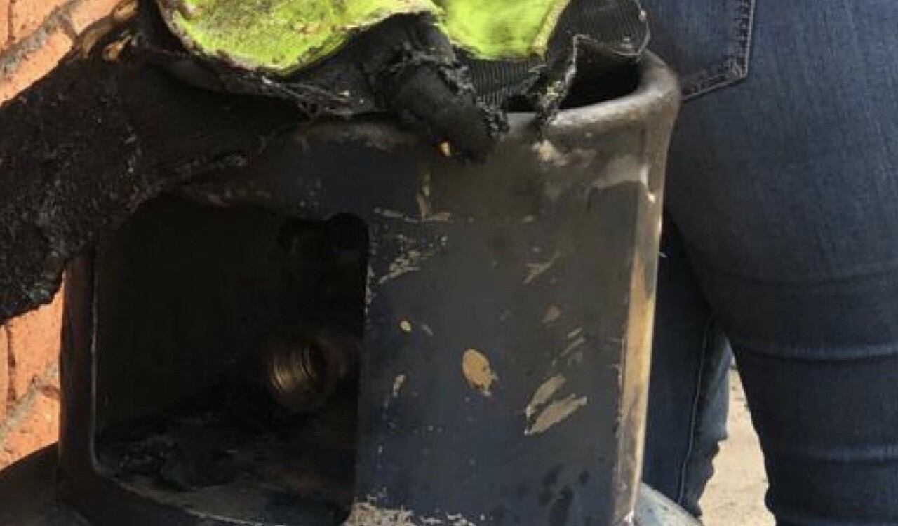 Así quedó el tanque del gas que estalló en Morelia, México