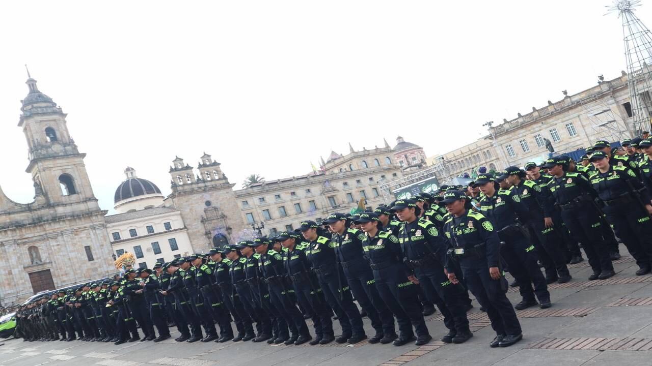 1.500 uniformados garantizarán la seguridad en Bogotá durante el Plan Navidad