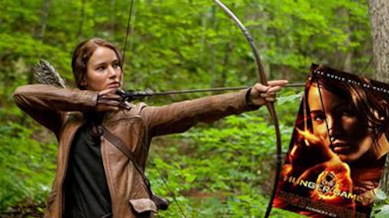 La actriz Jennifer Lawrence en 'Los juegos del hambre'.