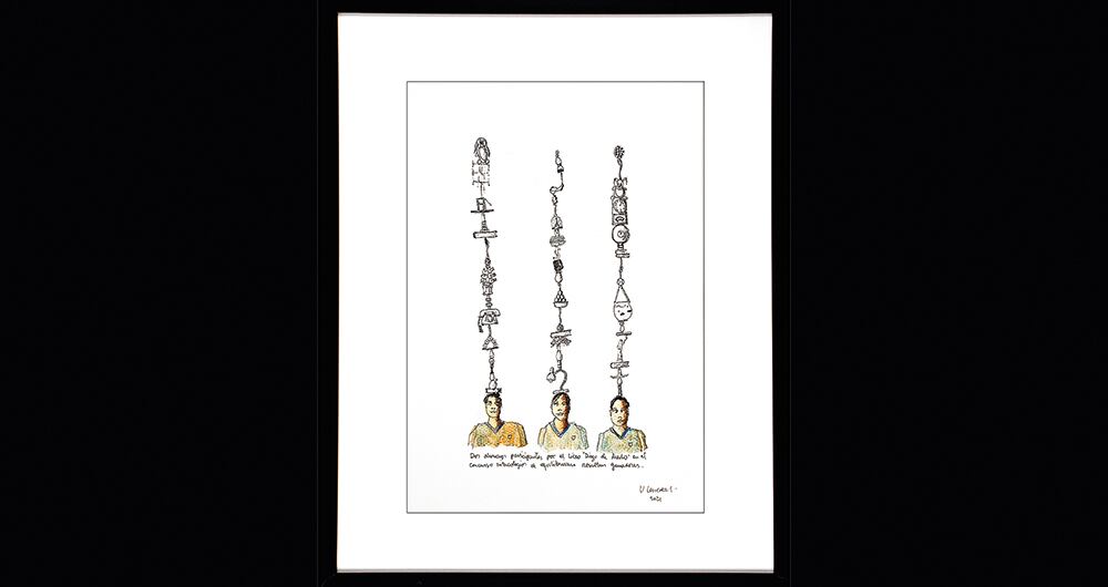 Dos alumnos participantes por el Liceo Diego de Acedo