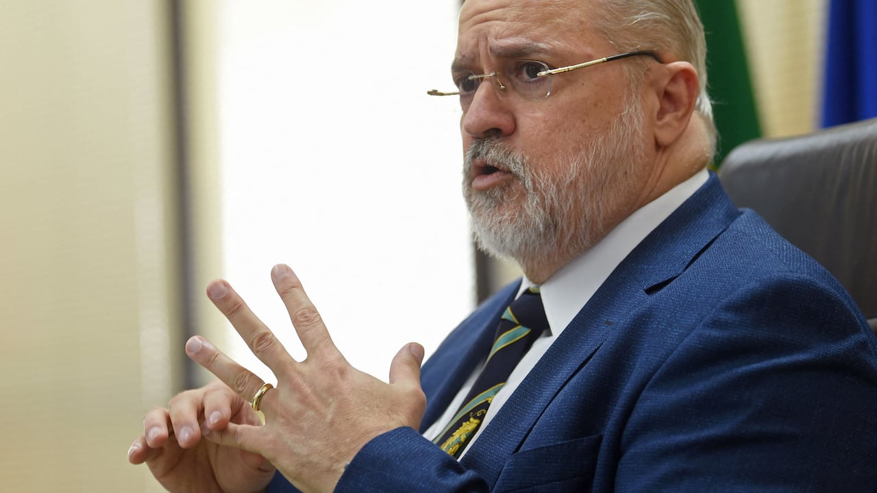 Augusto Aras es el Fiscal General de Brasil. (Photo by EVARISTO SA / AFP)