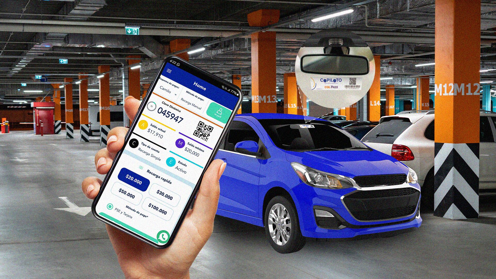 En los parqueaderos con la lectura de placa se puede pagar de manera automática.