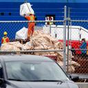 Restos del submarino Titán, recuperados en las costas canadienses.