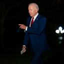 President Joe Biden walks across the South Lawn of the White House in Washington, Wednesday, Sept. 20, 2023, after returning from a trip to New York for the 78th United Nations General Assembly. (AP Photo/Stephanie Scarbrough)