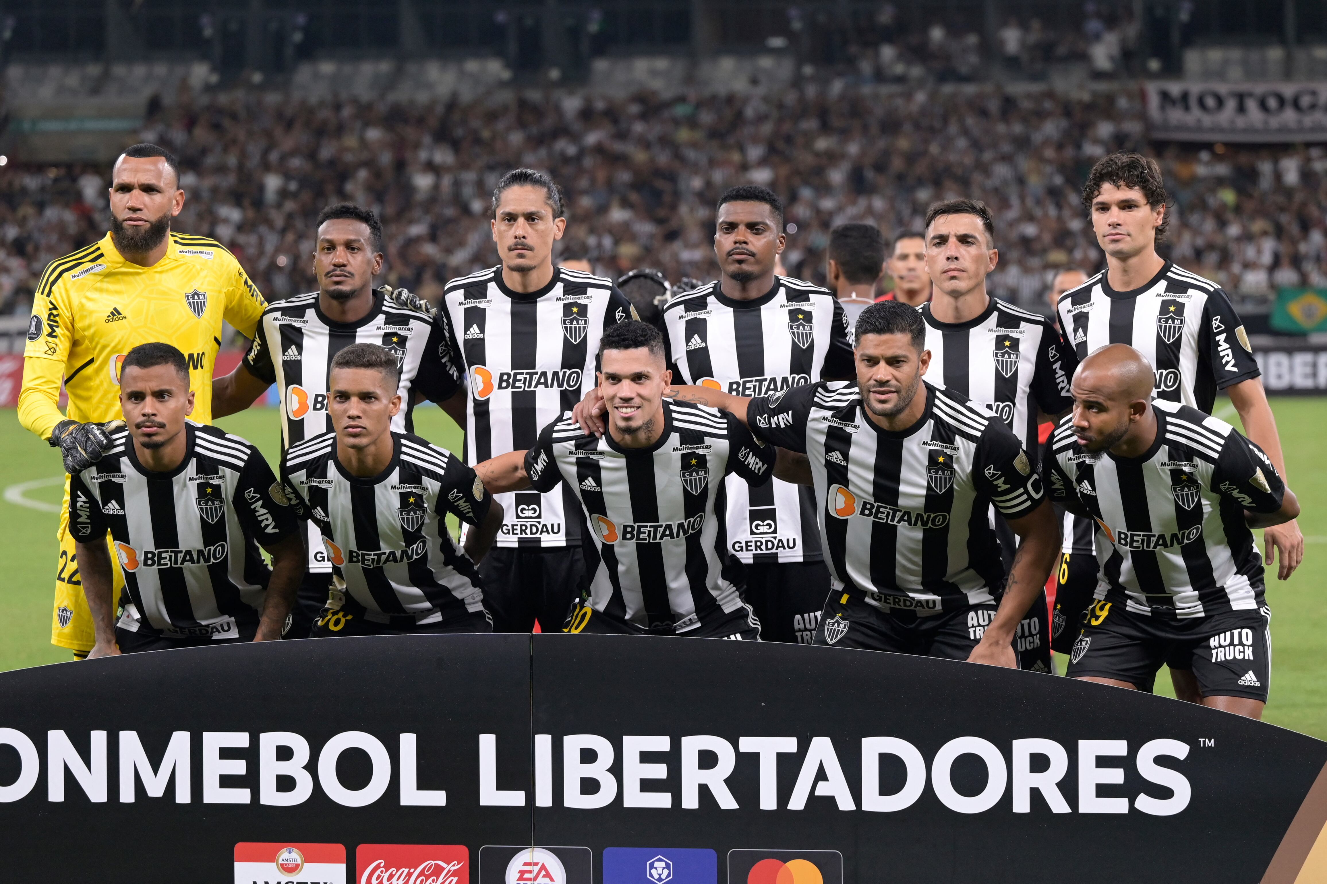 Atlético Mineiro viene de vencer a Carabobo de Venezuela en la Copa Libertadores. Foto: AFP.