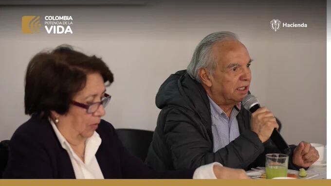 Reunión ponentes presupuesto 2024. Tomada de Twitter @MinHacienda