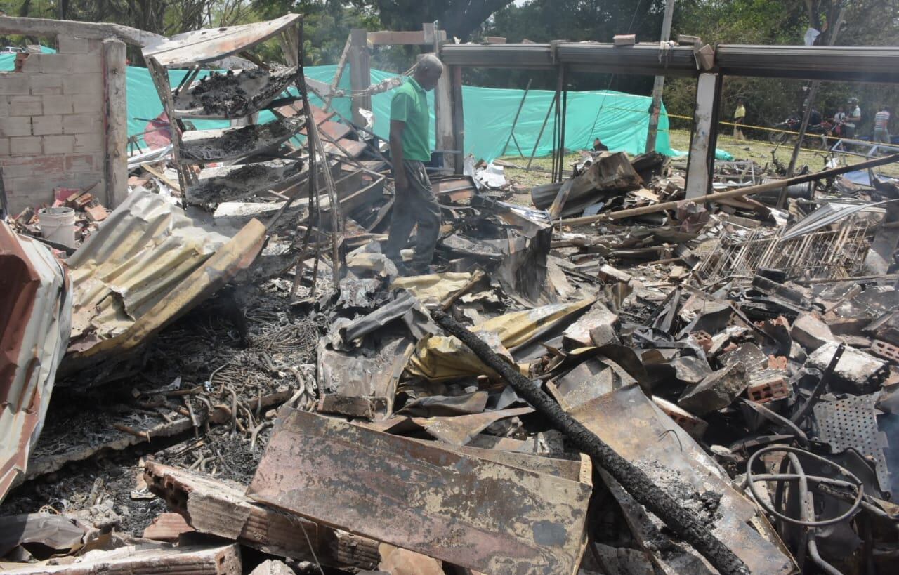 Atentado terrorista en Timba Cauca