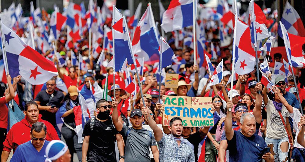 Protestas históricas en Panamá.