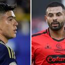 Daniel Ruiz y Edwin Cardona, jugadores del fútbol colombiano