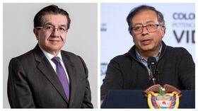 Fernando Ruiz y Gustavo Petro.