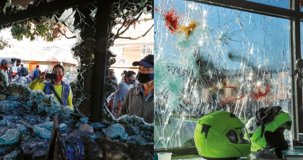 En las protestas, 54 de los 146 CAI de la capital fueron destruidos, al igual que seis estaciones de Policía. 