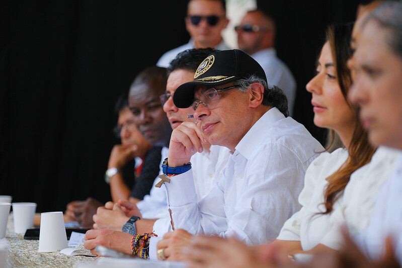 El presidente Gustavo Petro volvió a defender el aumento del salario mínimo.