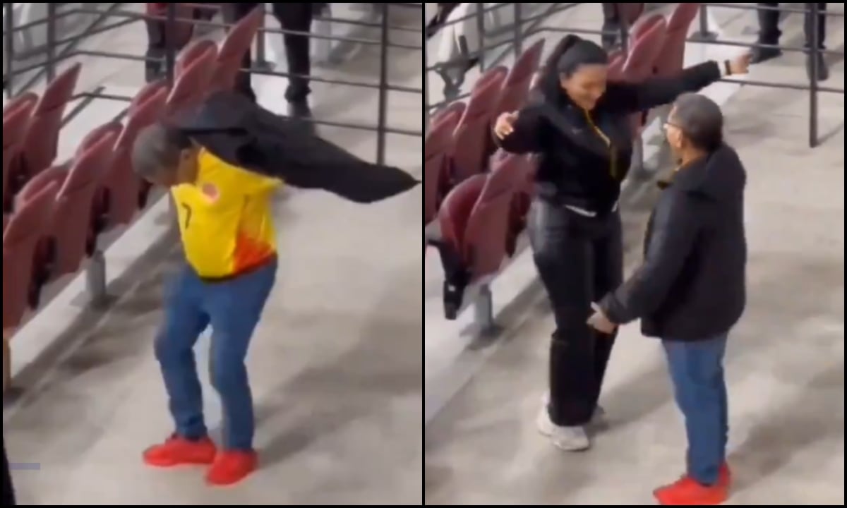 Papá de Luis Díaz se roba el Show en el partido de Colombia vs. España