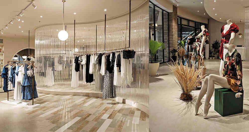 El interior de los locales es lujoso y acogedor en el centro comercial Plaza la Serrezuela.