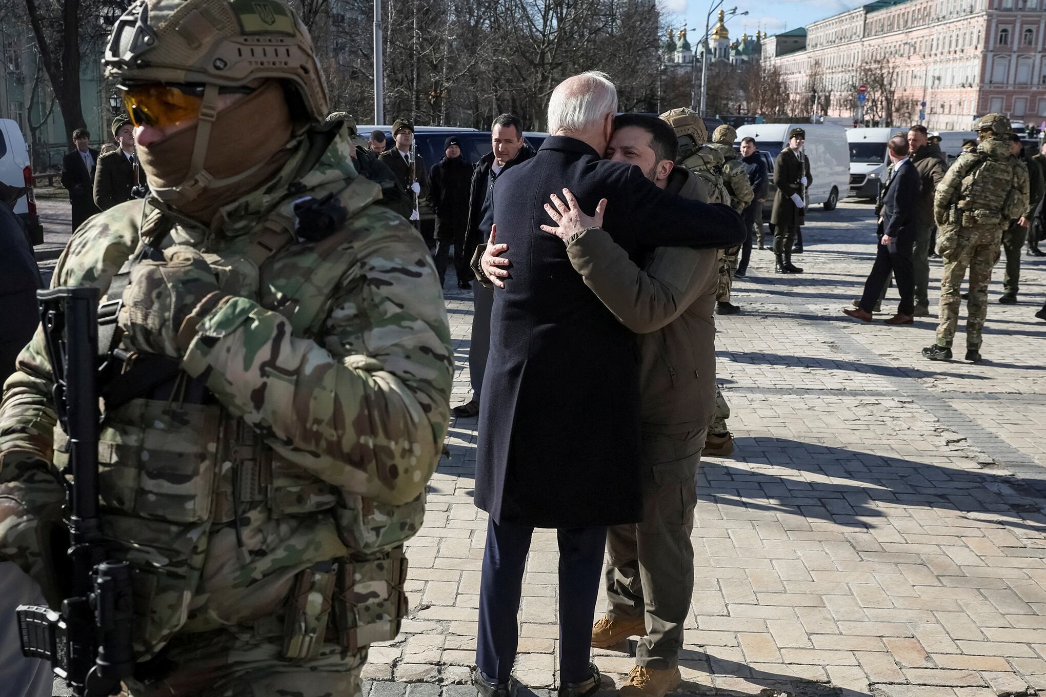 En imágenes : Biden realiza visita sorpresa a Ucrania devastada por la guerra