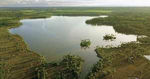 Laguna Lomalinda, en Puerto Lleras, Meta.