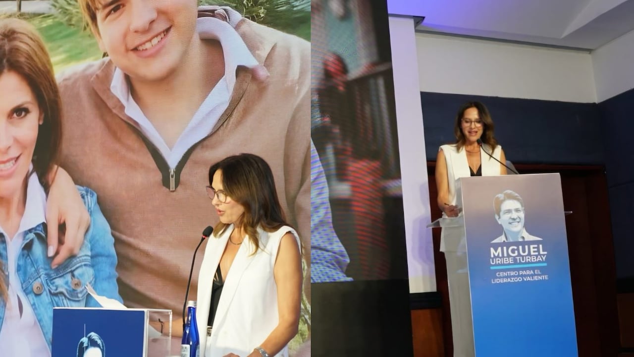 Paola Turbay rinde homenaje a Miguel Uribe Turbay.