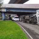 El hecho ocurrió en la Autopista Norte con calle 92. Tres personas resultaron heridas.
