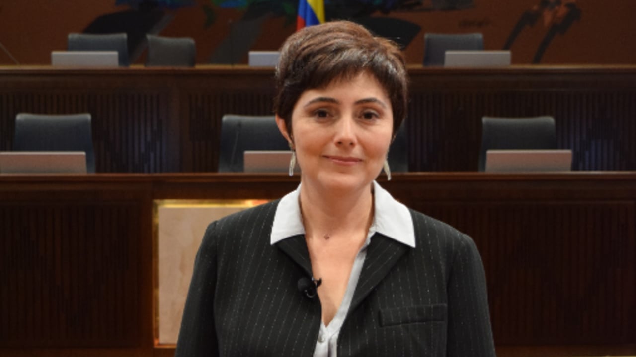 La representante Carolina Giraldo hizo la denuncia.