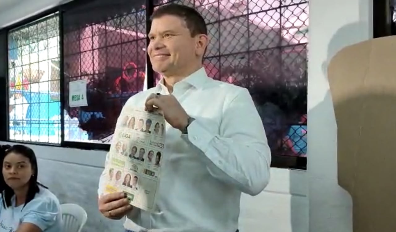 Así votó John Milton Rodríguez en Cali