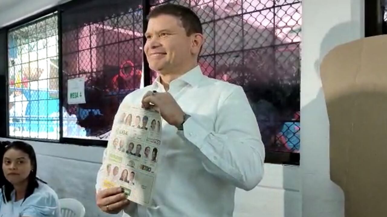 Así votó John Milton Rodríguez en Cali