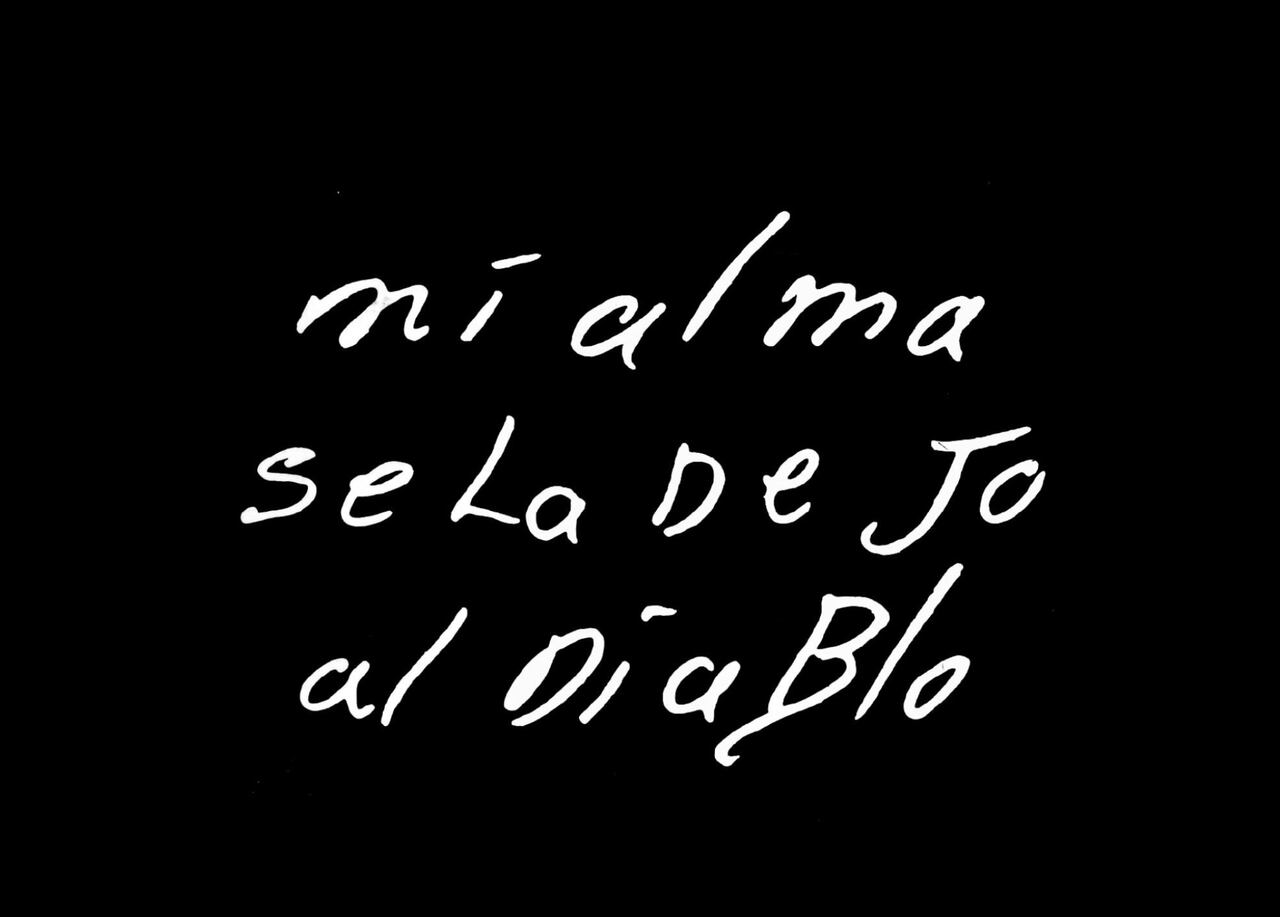 Las frases que aparecen en el título son facsímil de las que escribió el protagonista de la historia en su testamento.