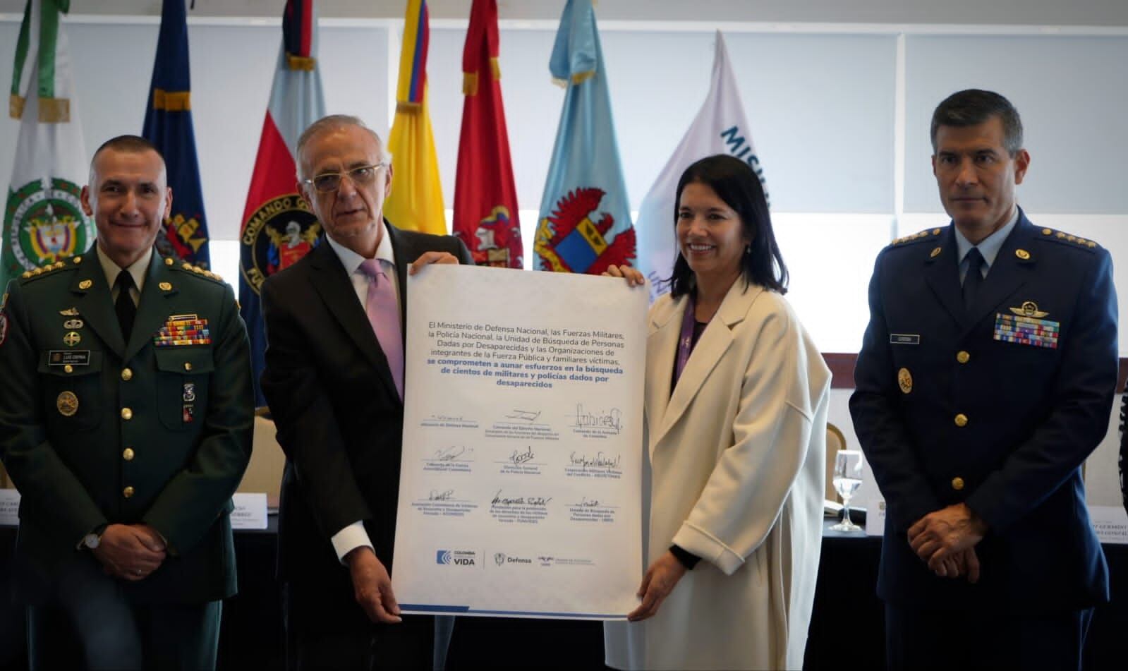 Histórico convenio entre la UBPD y el ministerio de Defensa para impulsar la búsqueda de personas desaparecidas en Colombia