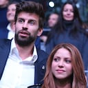 24 November 2019, Spain, Madrid: The Director of the organization Gerard Piqué and his wife, the singer, Shakira, during the final of the tournament between Spain and Canada, in Madrid, Spain, November 24th, 2019. Photo: Cézaro De Luca Photo: Cezaro De Luca/dpa (Photo by Cezaro De Luca/picture alliance via Getty Images)