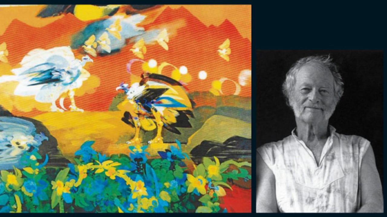 El maestro Alejandro Obregón pintó ‘Amanecer en los Andes’ en 1983.