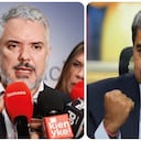 Iván Duque y Nicolás Maduro.