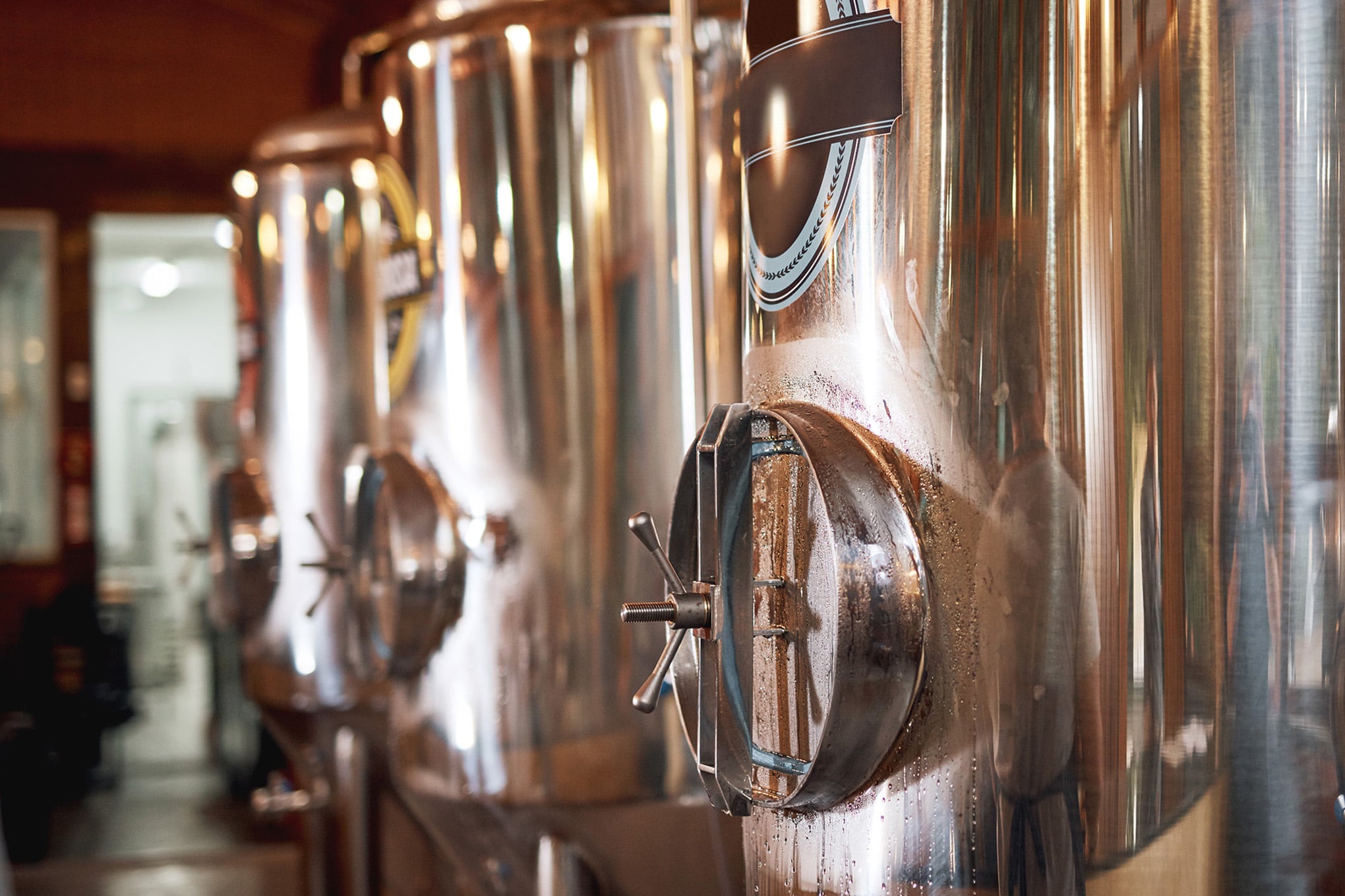 Tanques de fermentación de cerveza