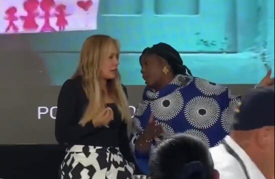 La vicepresidenta Francia Márquez le reclamó a Sandra Ortiz.