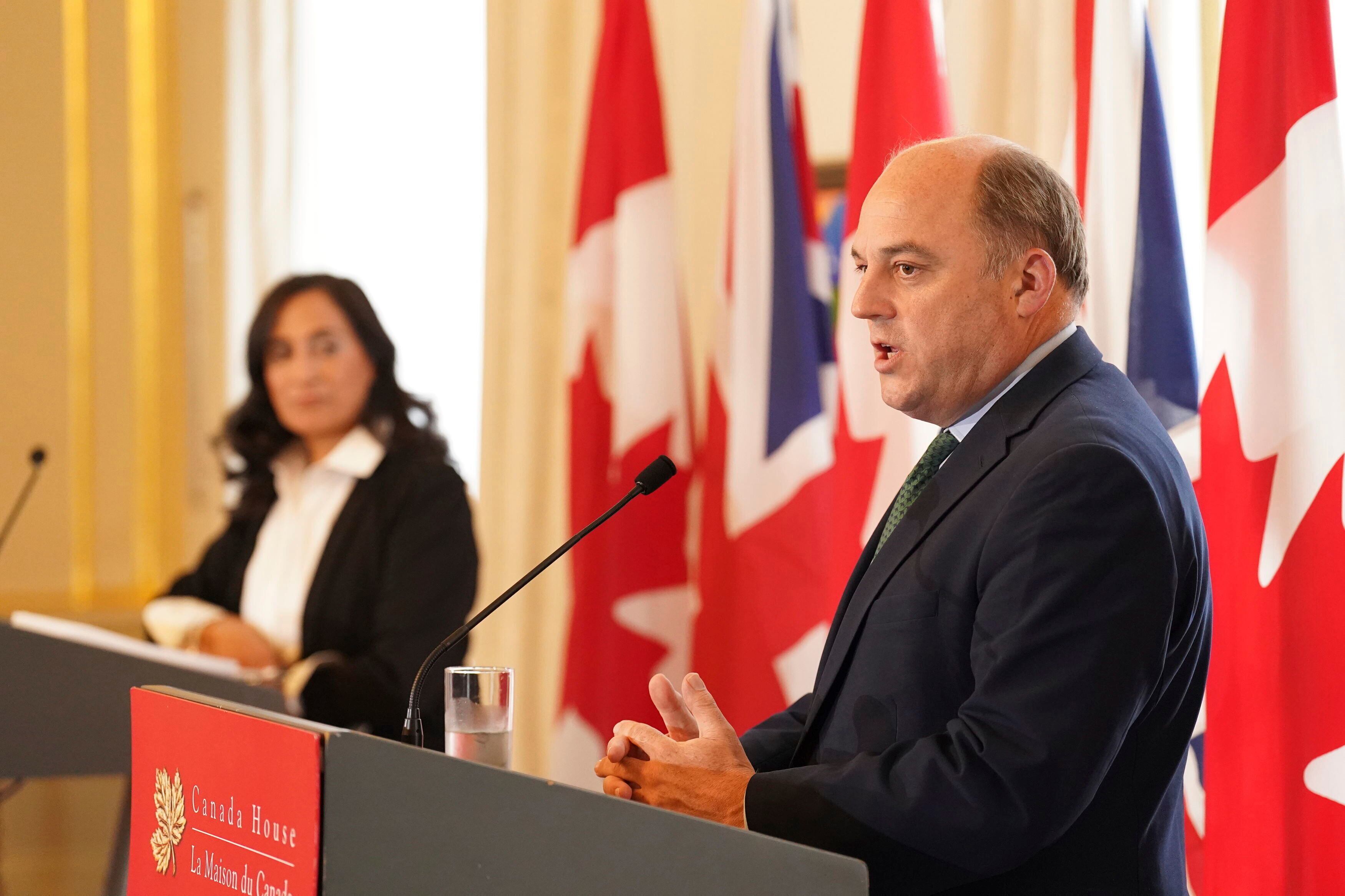 British Defence Secretary Ben Wallace